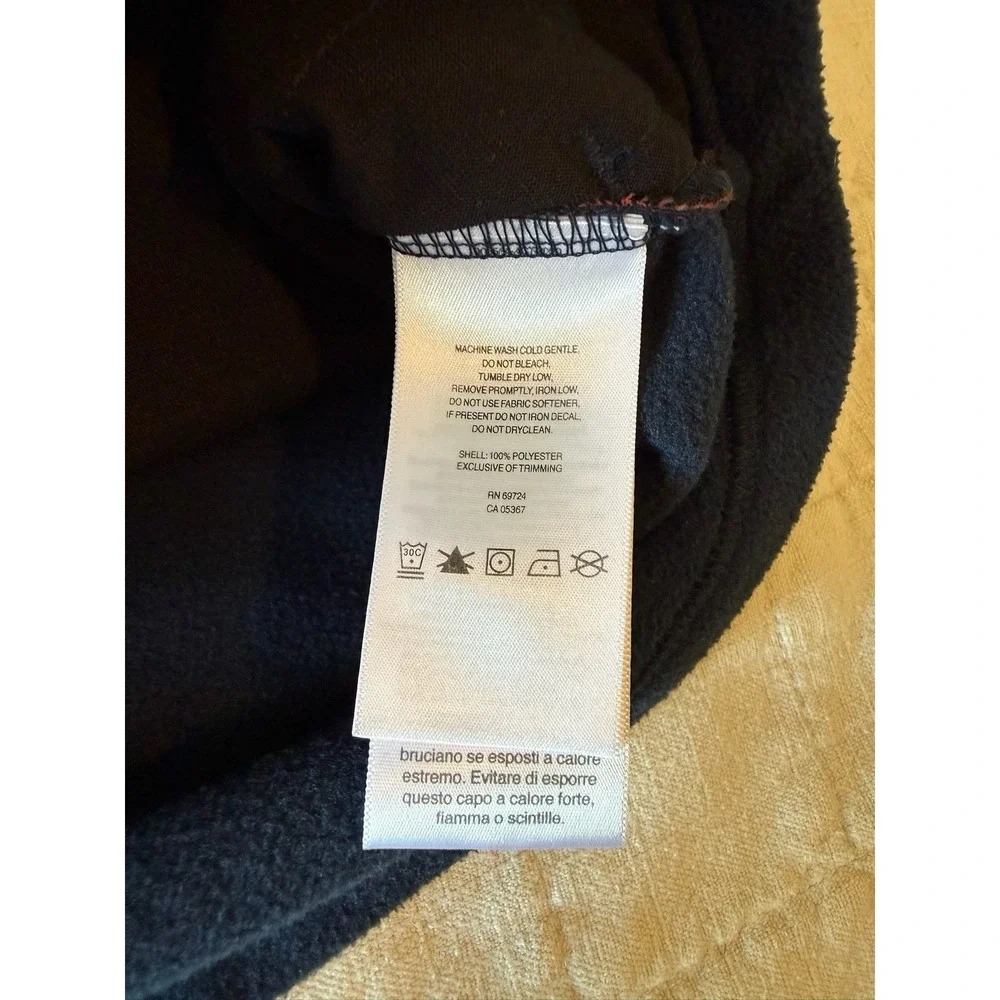 Columbia Sportswear Fleece‎ Navy Blue Full Zip Vest Kid's Size Large Boys